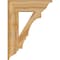 Ekena Millwork Balboa Traditional Rough Sawn Bracket, Western Red Cedar, 6"W x 24"D x 32"H BKT06X24X32BOA01RWR - alternate 2